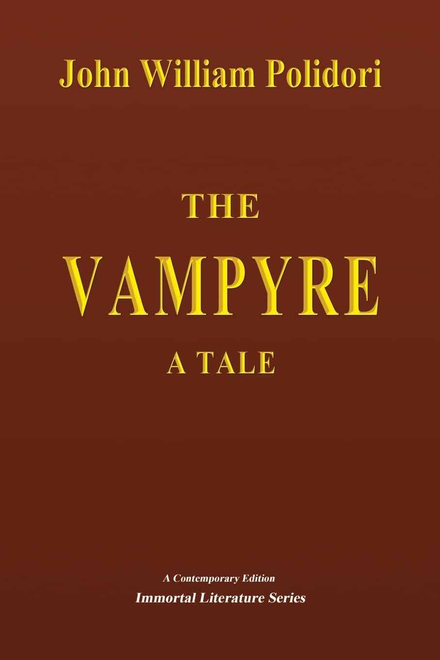 The Vampyre - A Tale poster