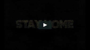 STAY HOME poster