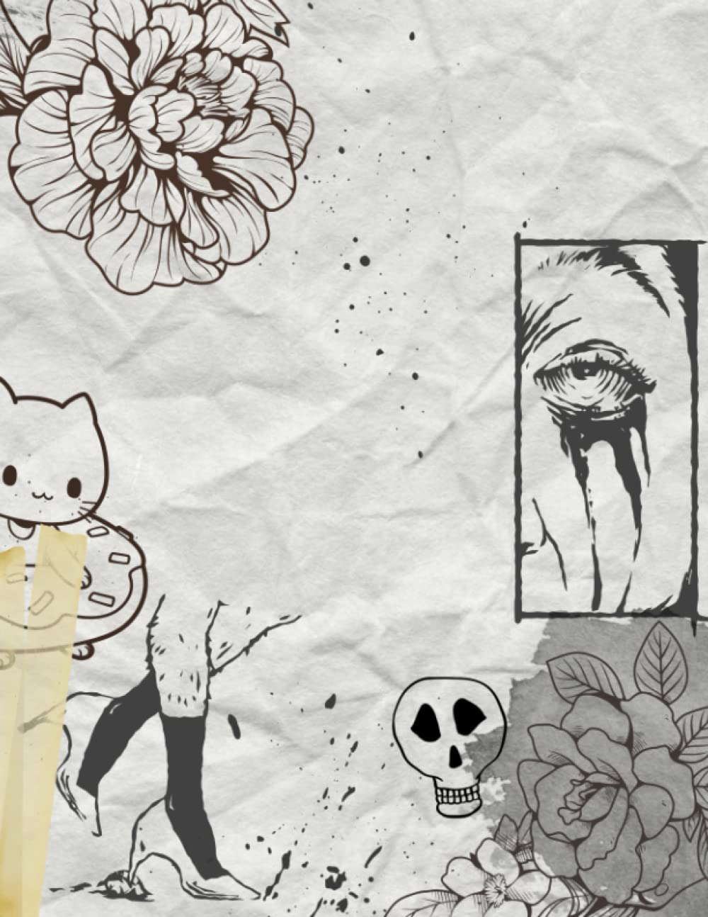 Sketchy: blank sketchbook poster