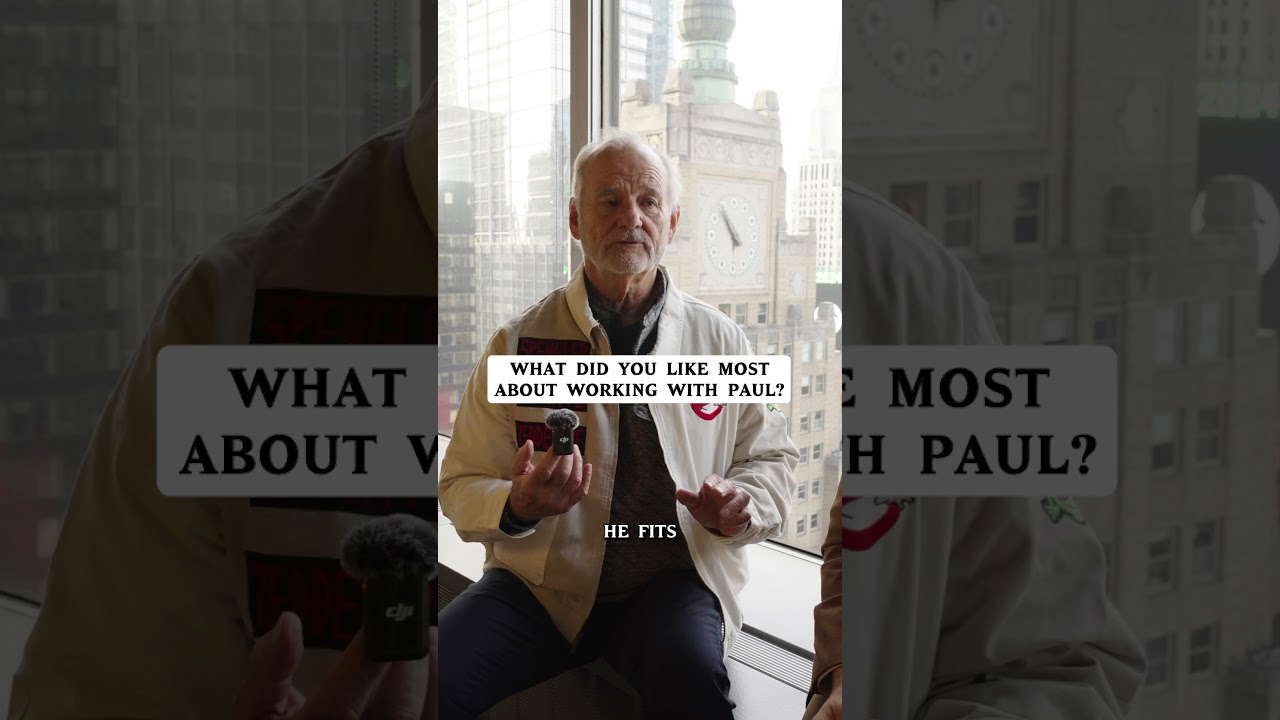 Iconic interview with Paul Rudd and Bill Murray? WE GOT ONE!