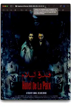 Hôtel de la Paix poster