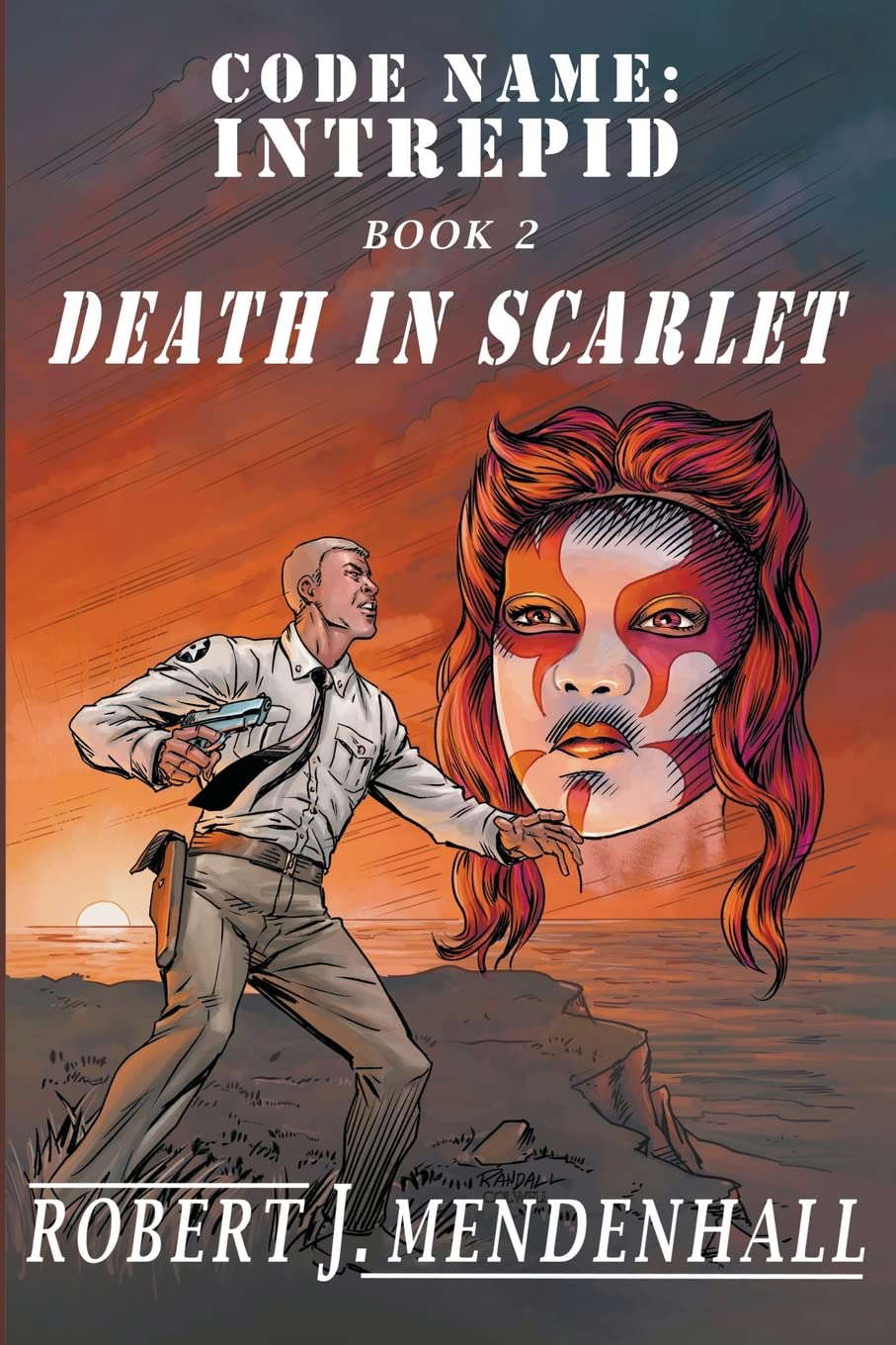 DEATH IN SCARLET (Code Name: Intrepid) poster
