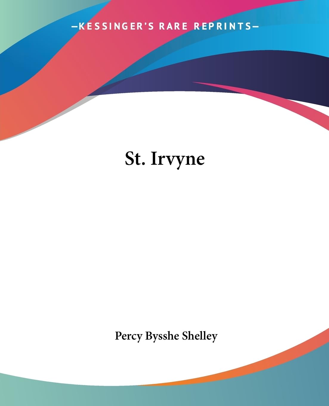 St. Irvyne poster