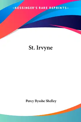 St. Irvyne poster