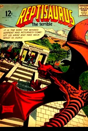 Reptisaurus Special Edition #1: Golden Age Horror Suspense Comic 1963 poster