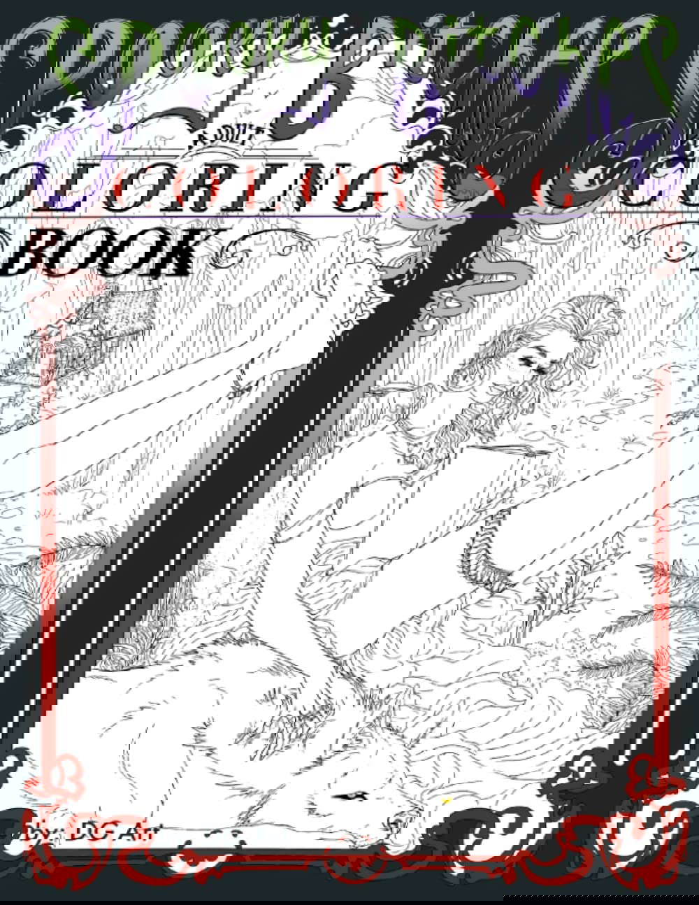 Spooky Bitches Adult Coloring Book poster