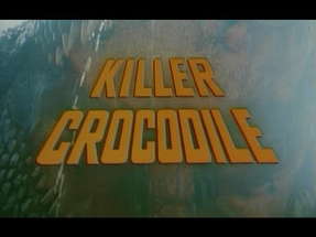 Killer Crocodile (1989) Trailer poster
