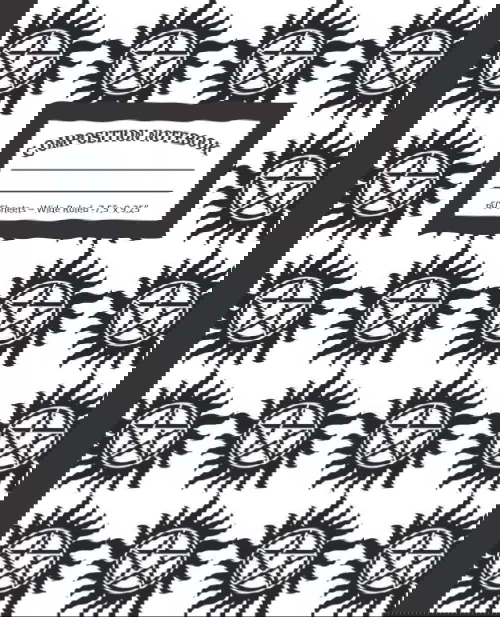 Anti-possession Symbol Composition Notebook poster