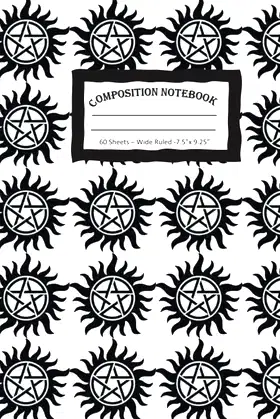 Anti-possession Symbol Composition Notebook poster