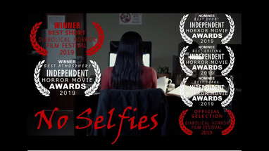 Short Horror Film "No Selfies" poster