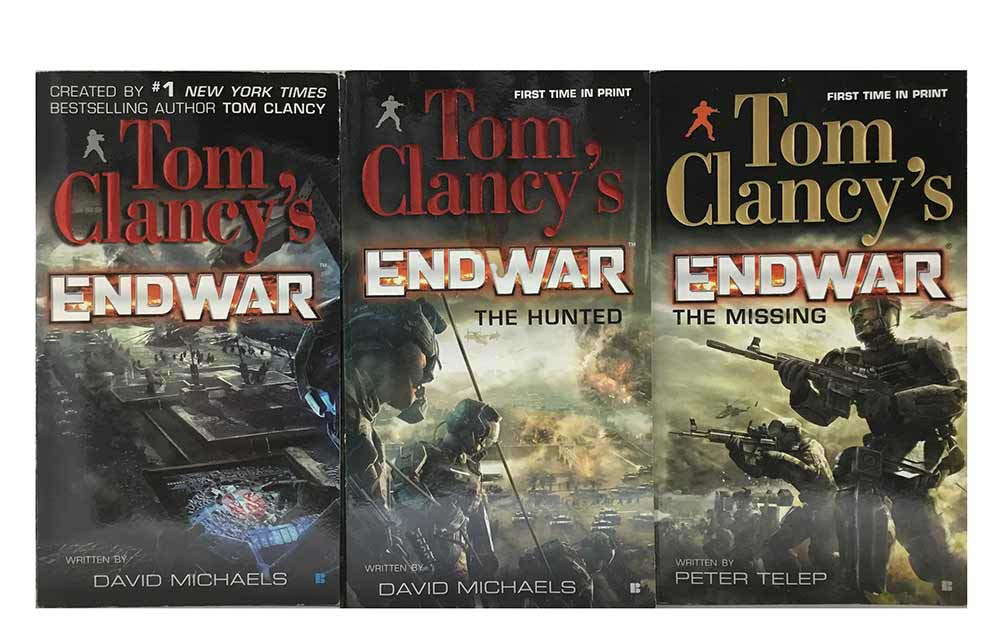 Tom Clancy EndWar set (3)....Endwar,Operation Barracuda,Splinter Cell poster