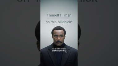 Milchick is all about camaraderie. #Severance poster