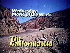 ABC Movie of the Week promo The California Kid 1974 poster