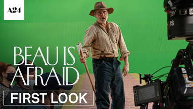 Behind the Scenes of Beau Is Afraid | Exclusive First Look | A24 poster