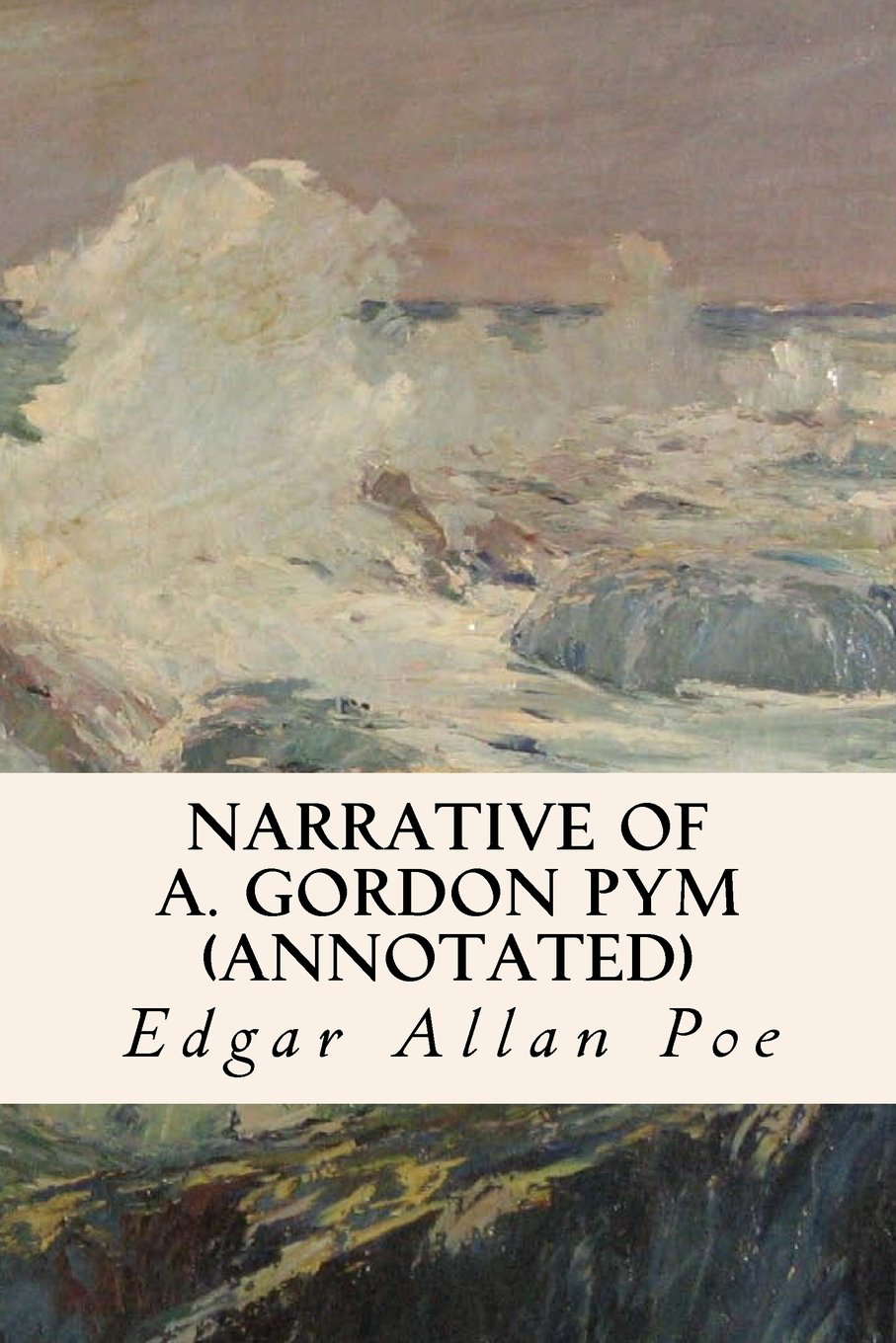 Narrative of A. Gordon Pym (annotated) poster