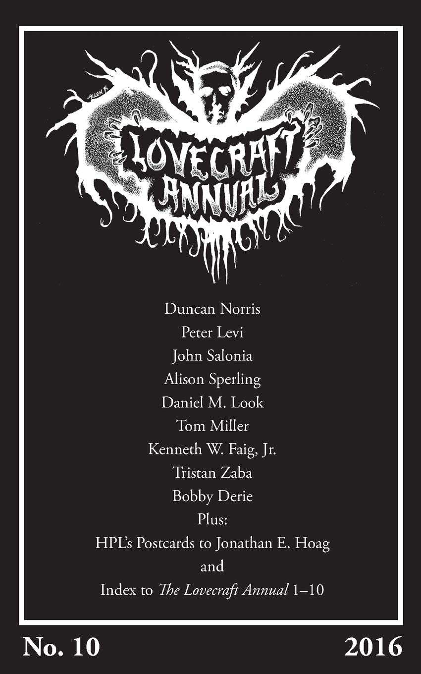 Lovecraft Annual No. 10 (2016) poster