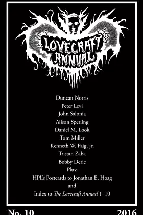 Lovecraft Annual No. 10 (2016) poster