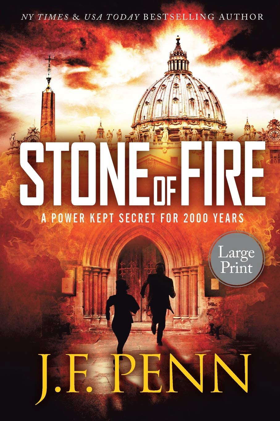 Stone of Fire: Large Print poster