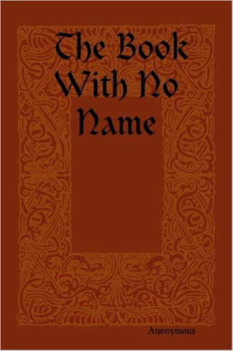 The Book With No Name poster