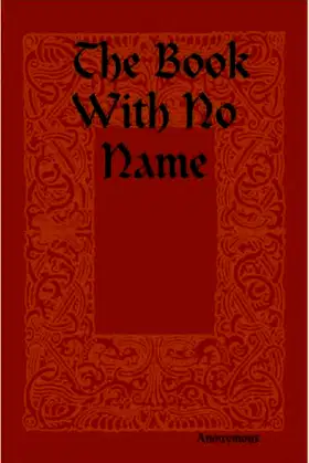 The Book With No Name poster