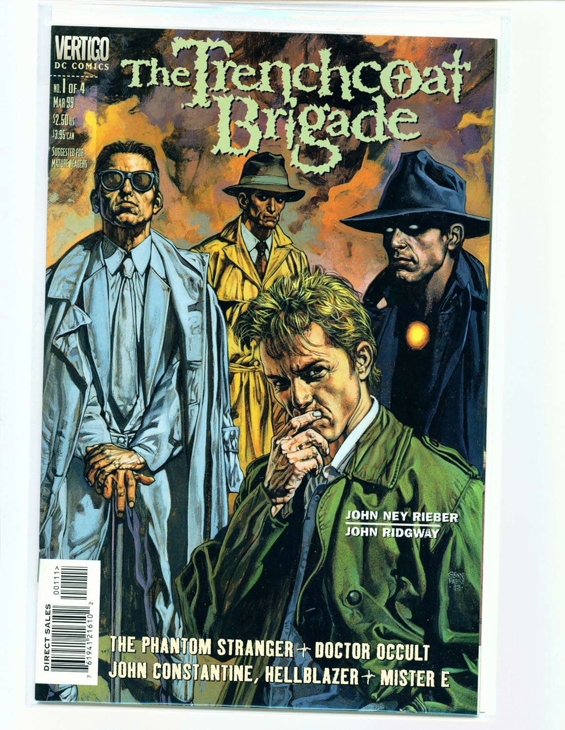 The Trenchcoat brigade (Vertigo) poster