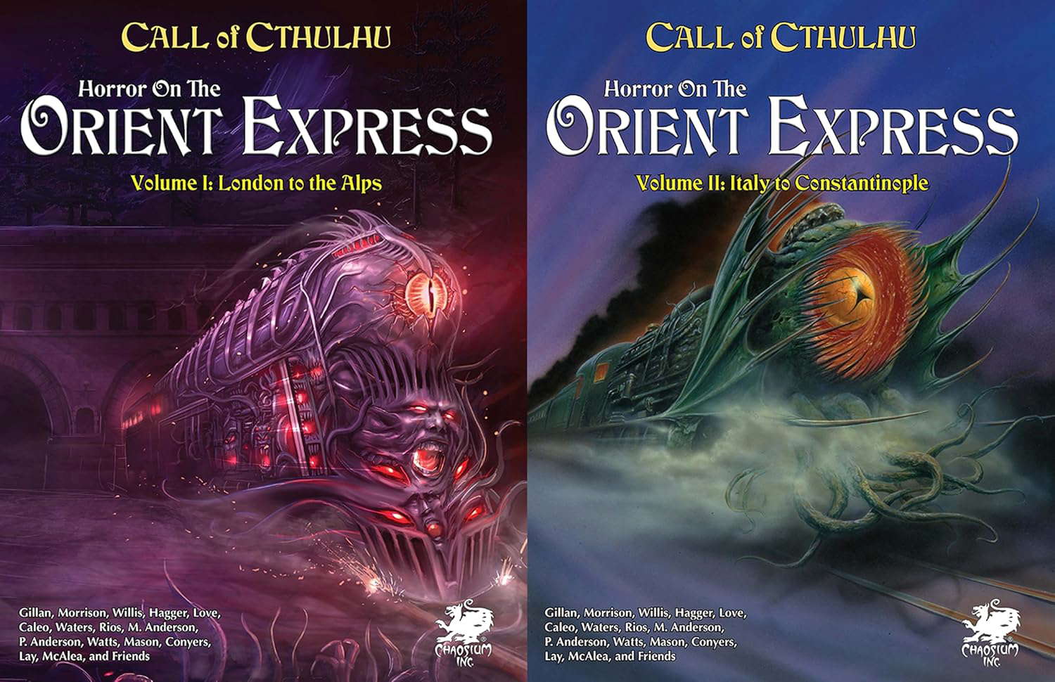 Call of Cthulhu: Horror on the Orient Express , (Set of 2) poster