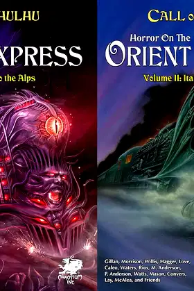Call of Cthulhu: Horror on the Orient Express , (Set of 2) poster