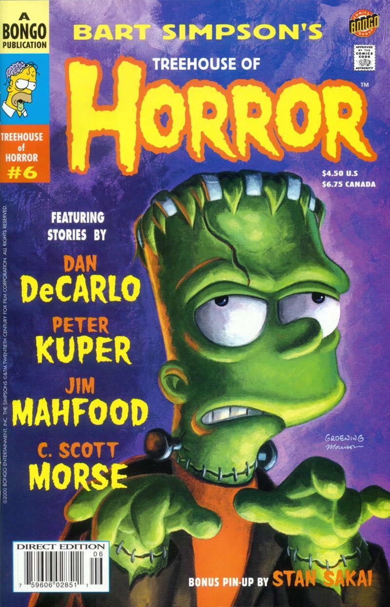 BART SIMPSON'S TREEHOUSE OF HORROR #6 poster