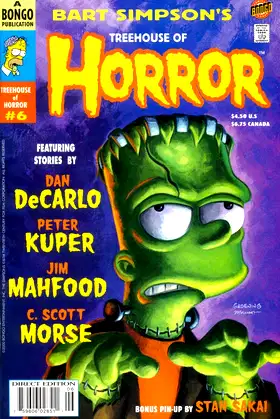 BART SIMPSON'S TREEHOUSE OF HORROR #6 poster