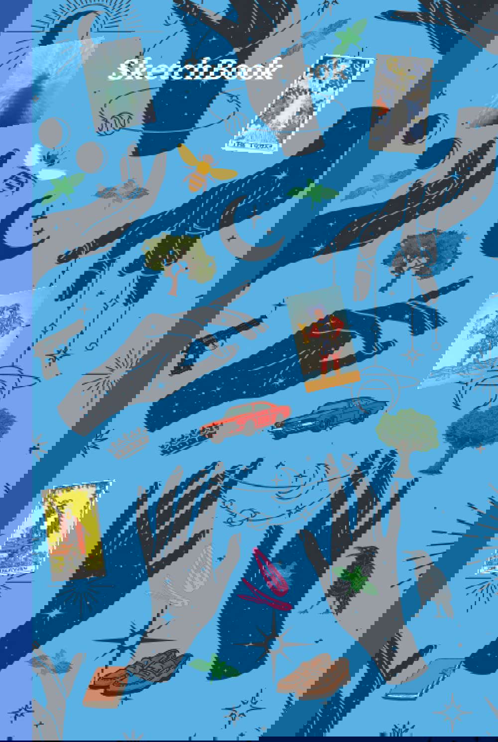 SketchBook: Blue Lily, Lily Blue poster