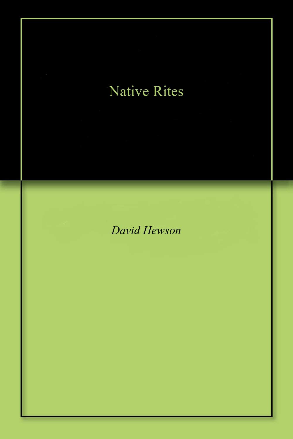 Native Rites poster