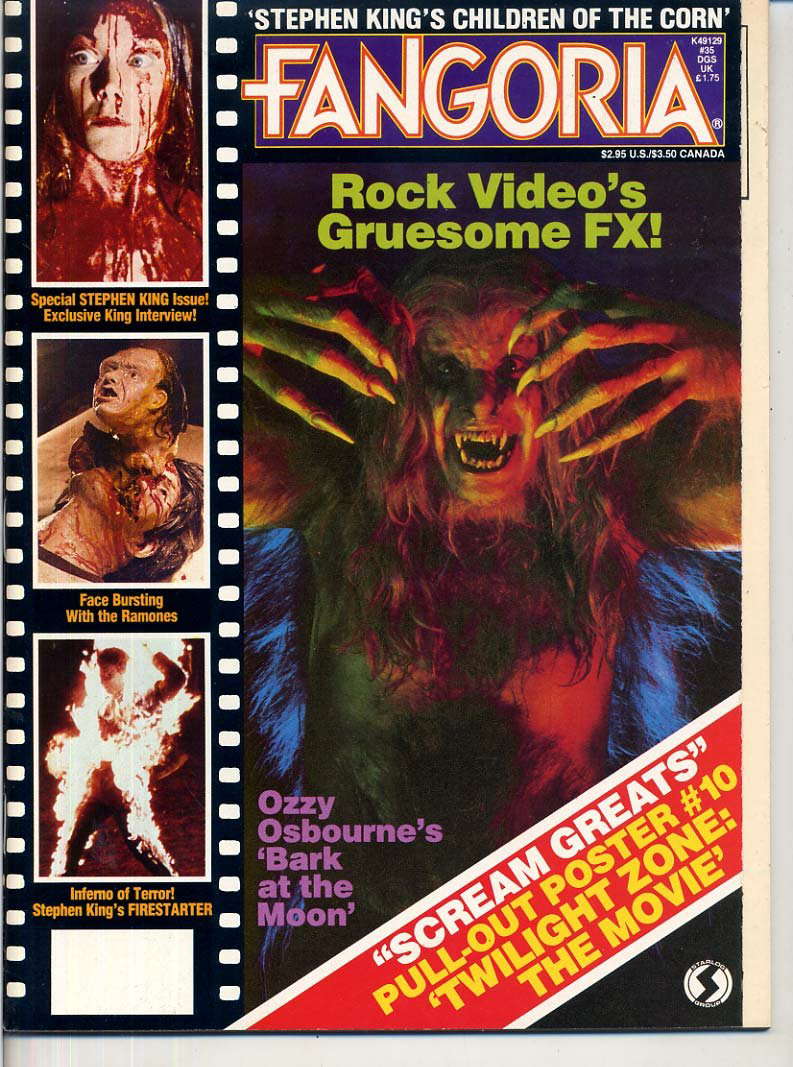 Fangoria Magazine 35 April 1984 C (Fangoria Magazine) poster