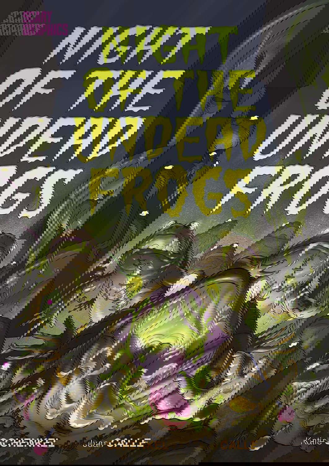 Night of the Undead Frogs (Scary Graphics) poster