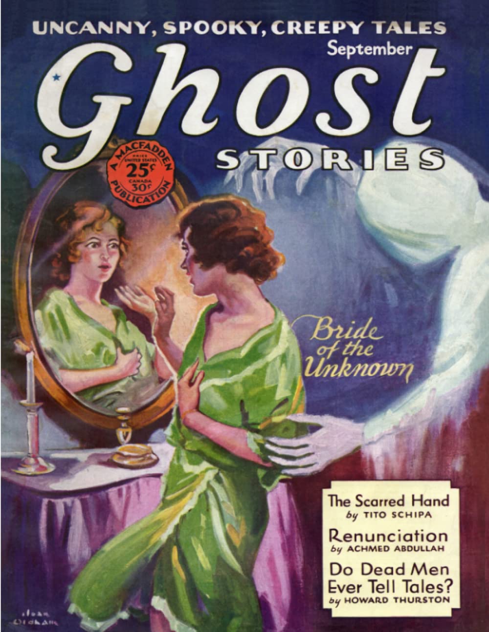 Ghost Stories, September 1929 poster