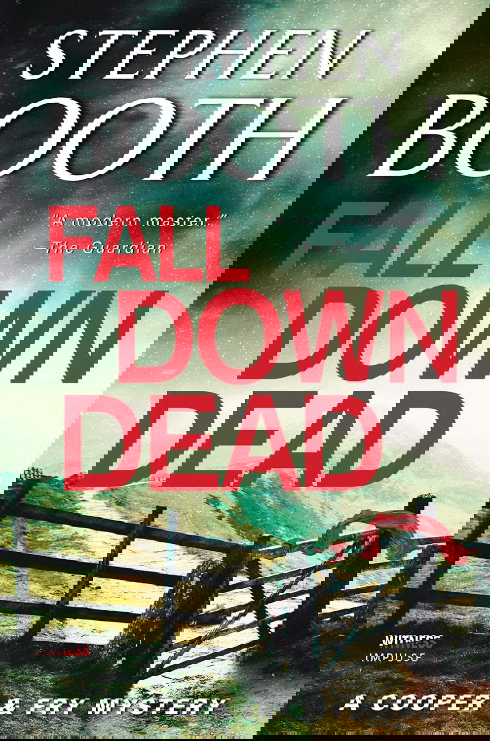 FALL DOWN DEAD (Cooper & Fry Mysteries) poster
