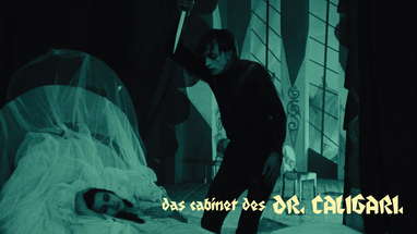 DAS CABINET DES DR CALIGARI "Cesare sneaks into Jane's home as she sleeps" Clip poster