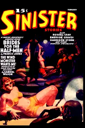 Pulp Classics: Sinister Stories #1 (February 1940) poster