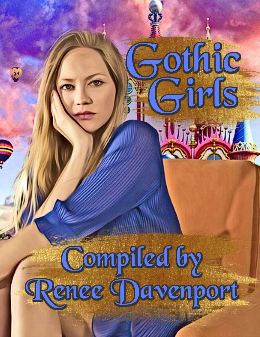 Gothic Girls: Grayscale Adult Coloring Book (Gothic Grayscale) poster