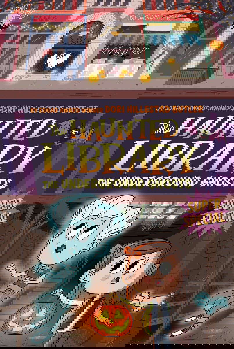 The Underground Ghosts #10: A Super Special (The Haunted Library) poster