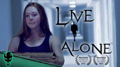 LIVE ALONE - Psychological Horror Short Film poster