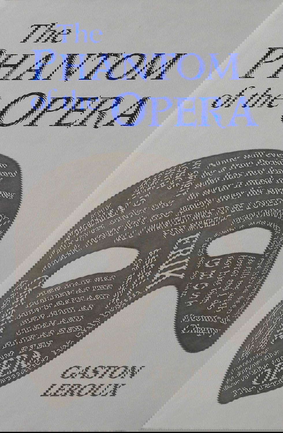 The Phantom of the Opera (Word Cloud Classics) poster