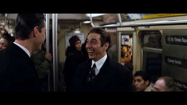 The Devil's Advocate. Subway scene poster