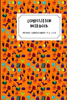Composition Notebook: Halloween: Pumpkins, Witches, Ghosts poster