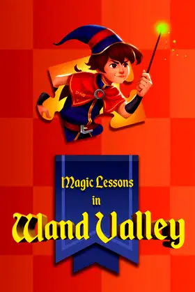 Magic Lessons in Wand Valley - a jigsaw puzzle tale poster