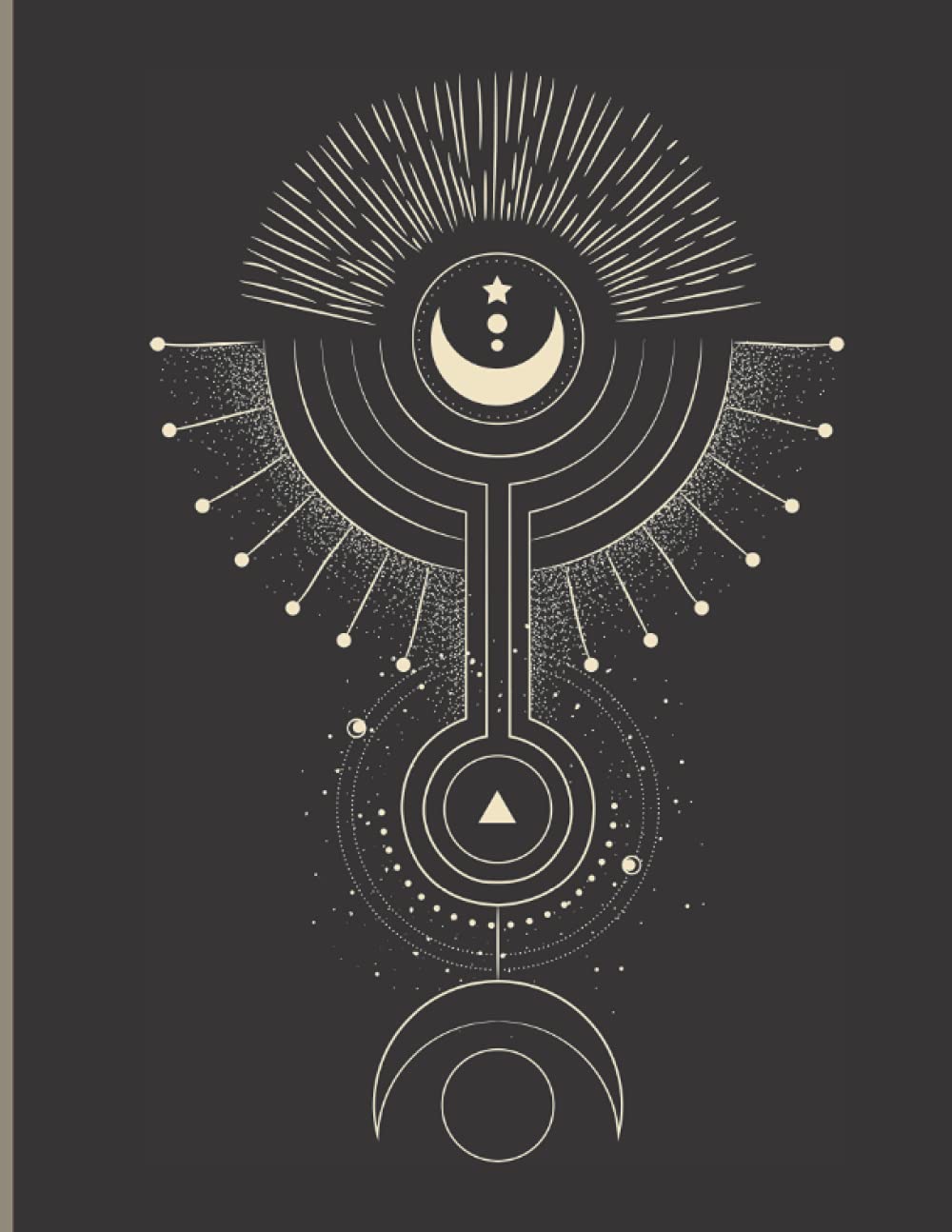 Grimoire Journal: Blank Lined Journal, Large 8.5x11, Blank Book of Shadows poster
