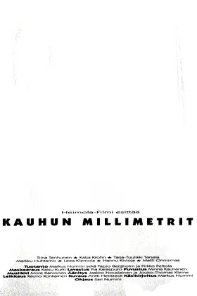 Kauhun millimetrit poster