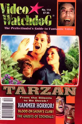 Video Watchdog # 114 - Tarzan, Hammer Horror poster
