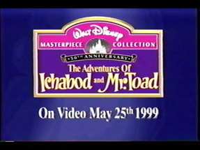 The Adventures of Ichabod and Mr. Toad - 50th Anniversary (1949-1999) Promo (VHS Capture) poster