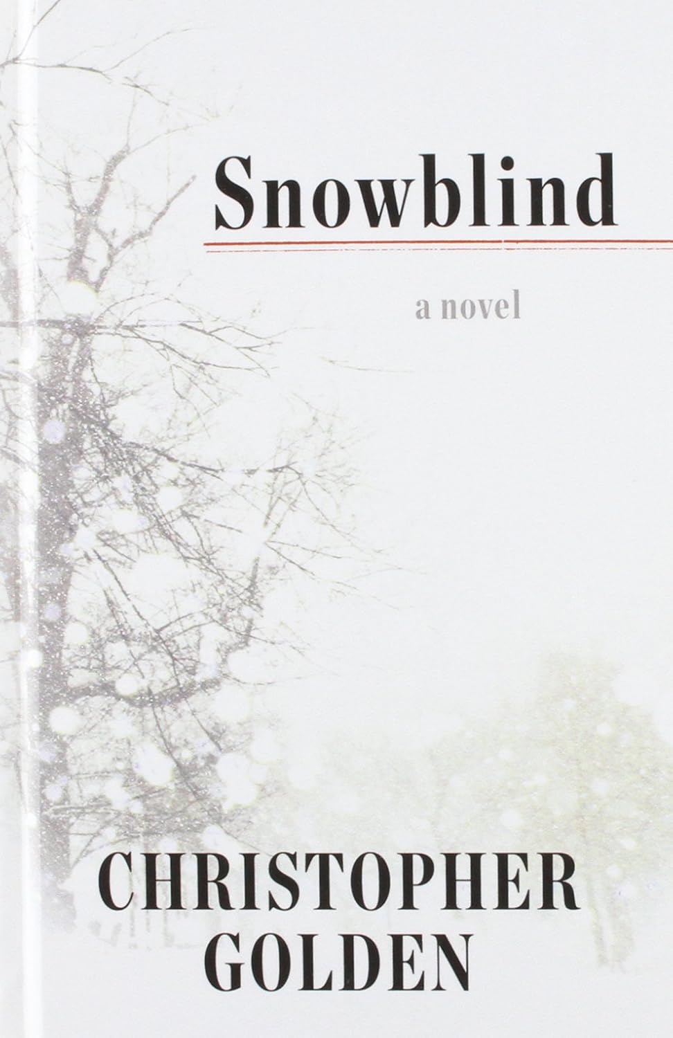 Snowblind (Thorndike Press Large Print Thriller) poster