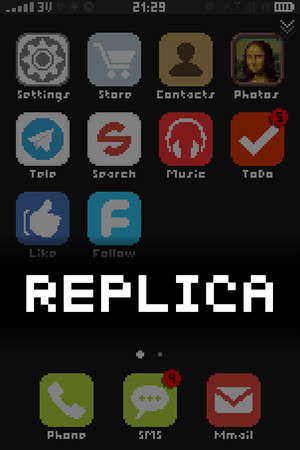 Replica poster